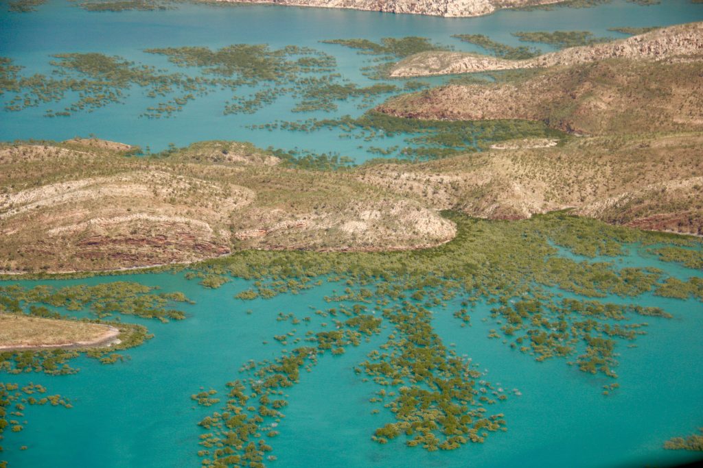 flying over Broome