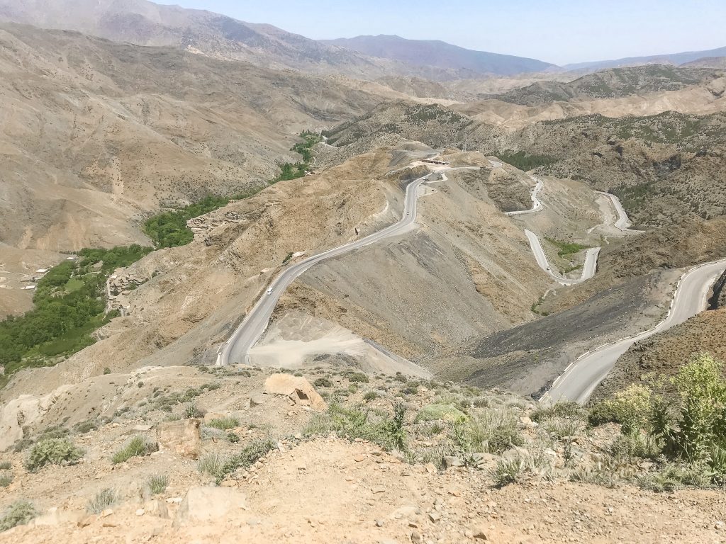 the road you'll take on Sahara desert tour