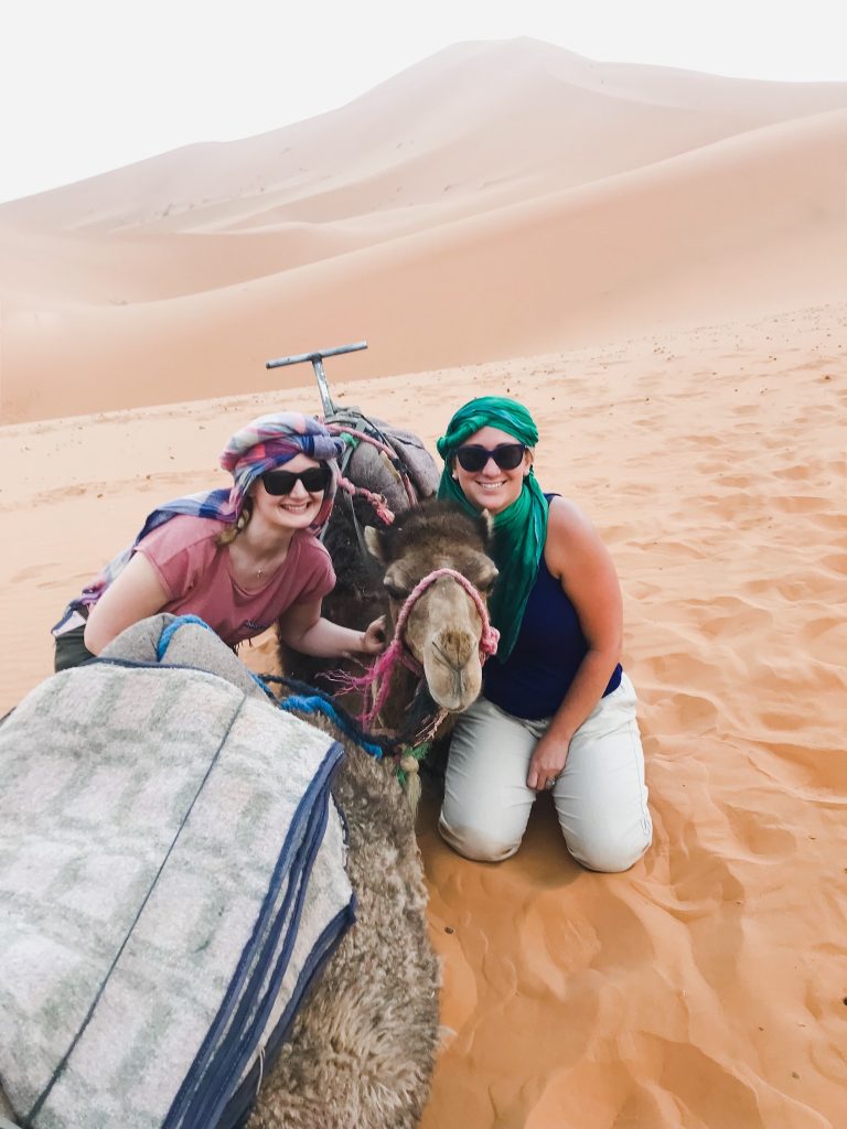 wear a headscarf on. your Sahara desert tour