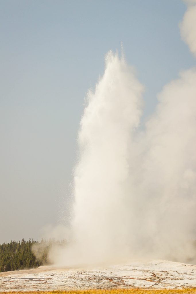 Old Faithful at Yellowstone National Park