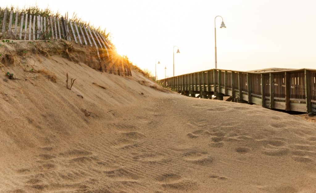 Sunburst on Virginia Beach Pier