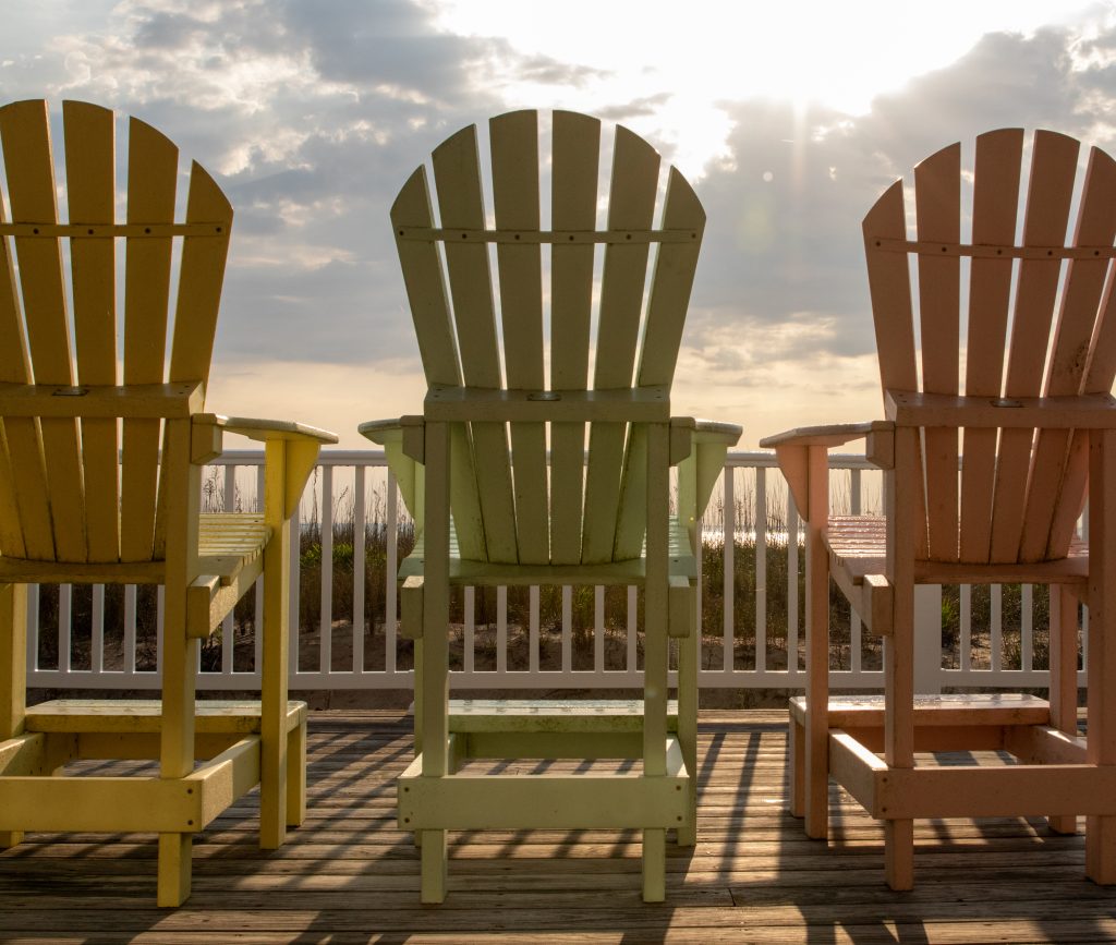 beach chairs