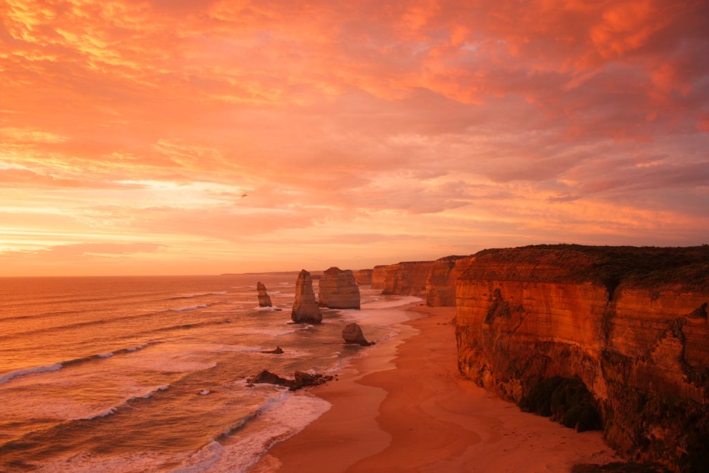 sunrise photography in Australia