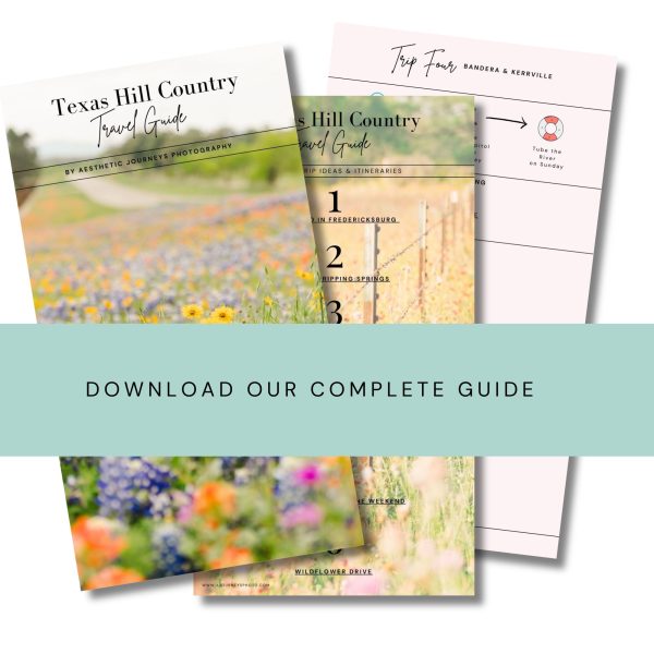 travel guide texas on white background