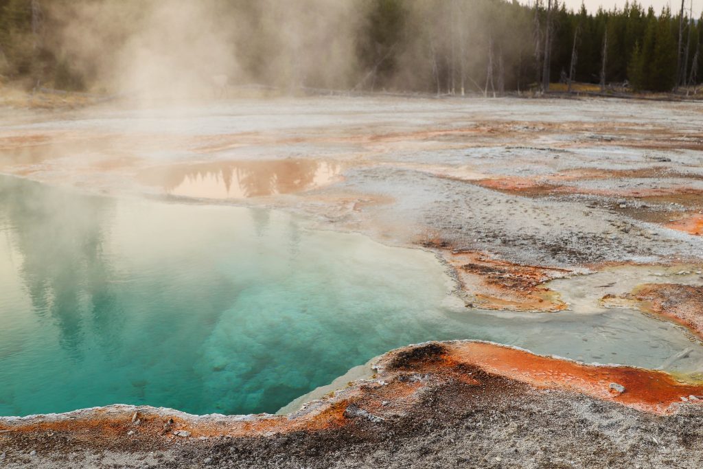 West thumb area of yellowstone