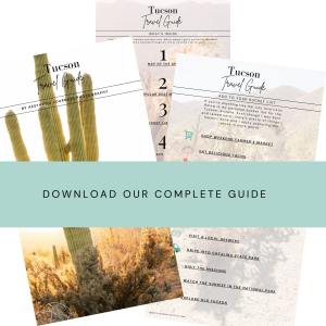 Tucson Travel Guide with Saguaro National Park