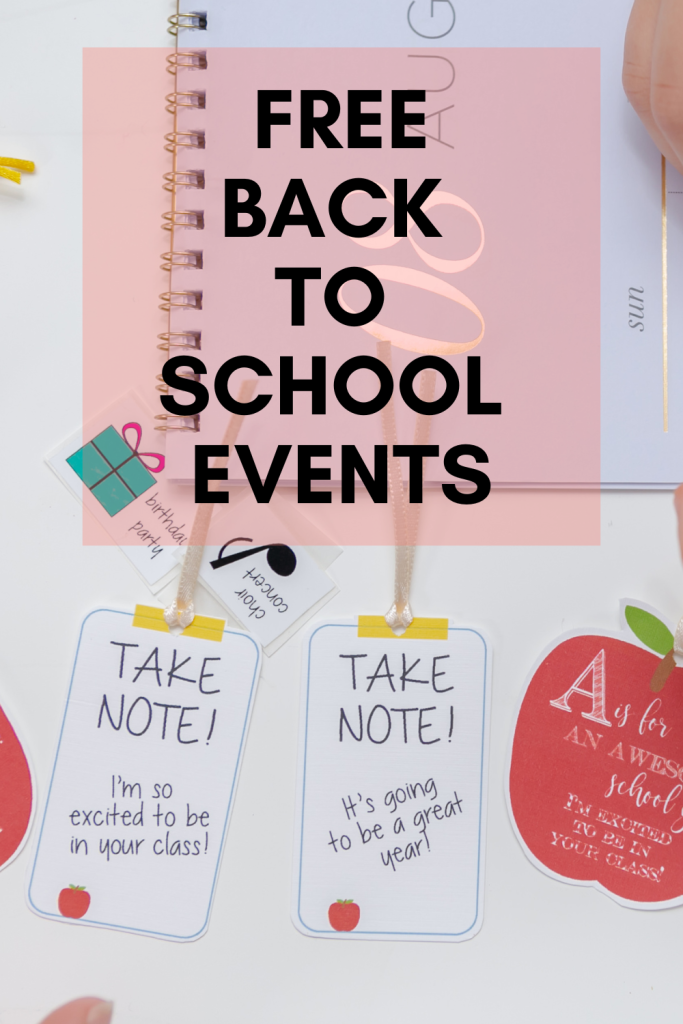 free back to school events