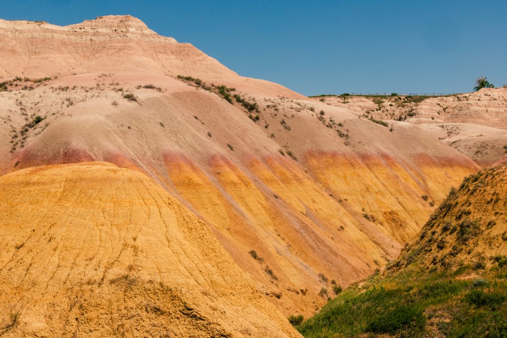 The colors of the badlands