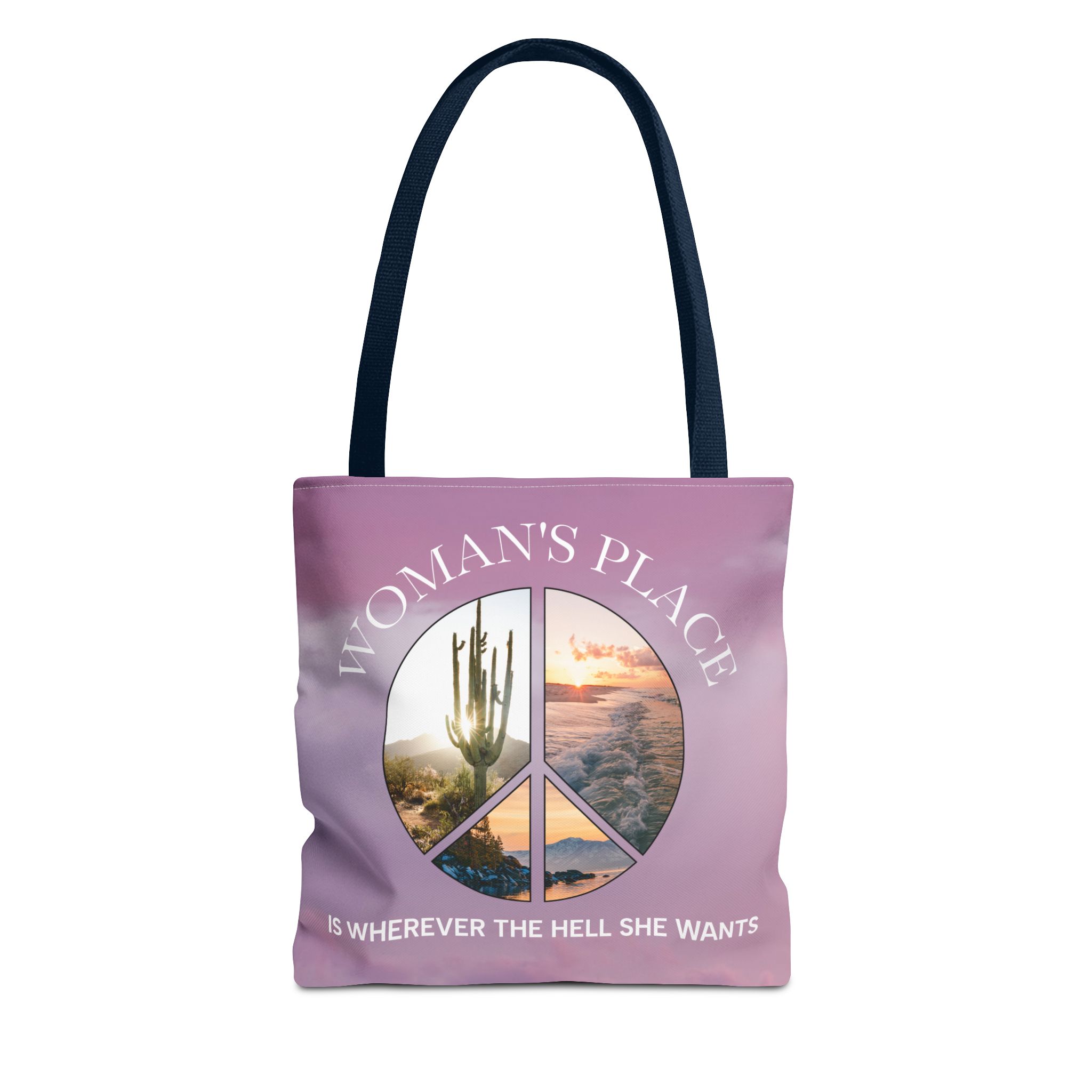 Travel Tote Bag with Feminist Quote - Image 17
