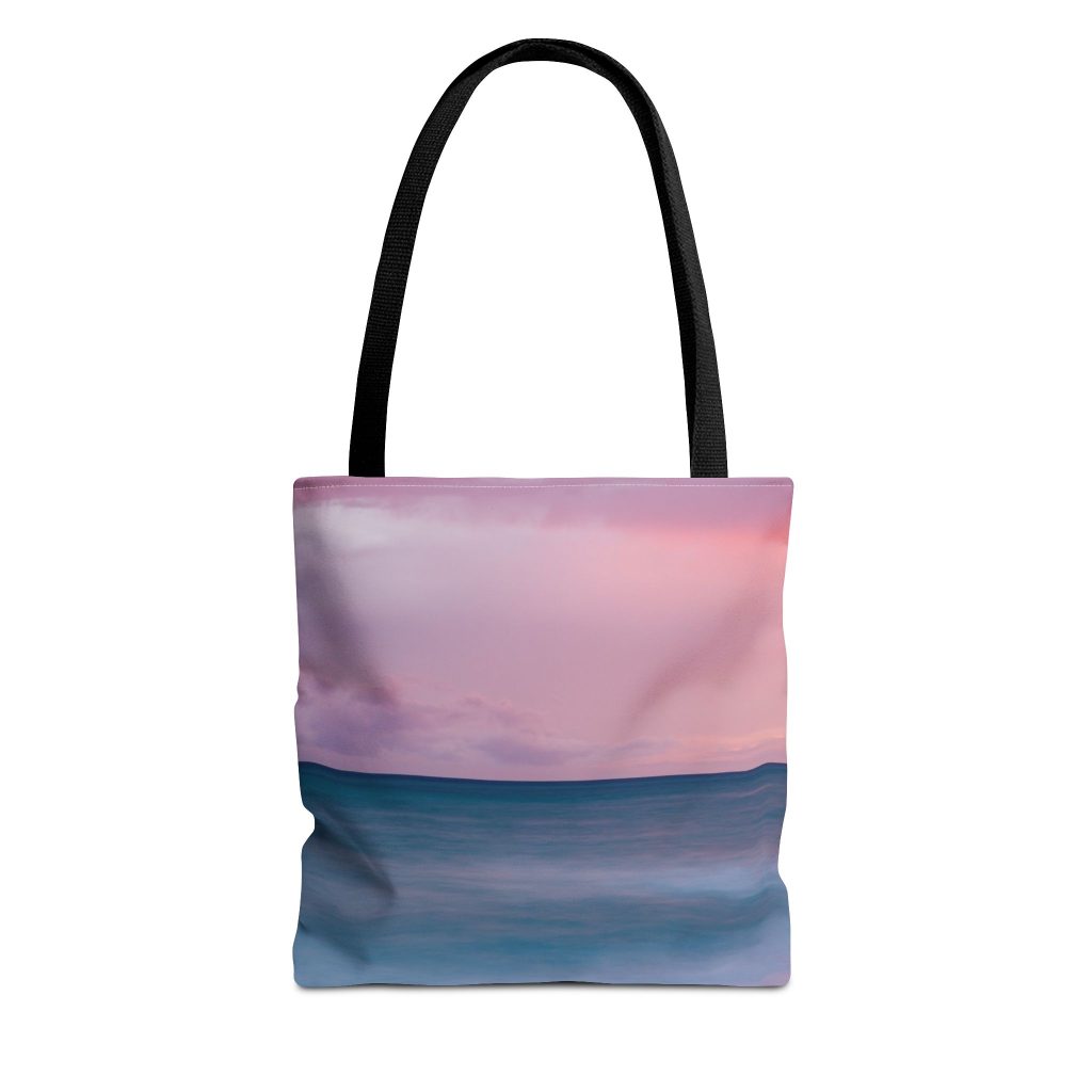 Tote Bag with Sunset Beach Photo