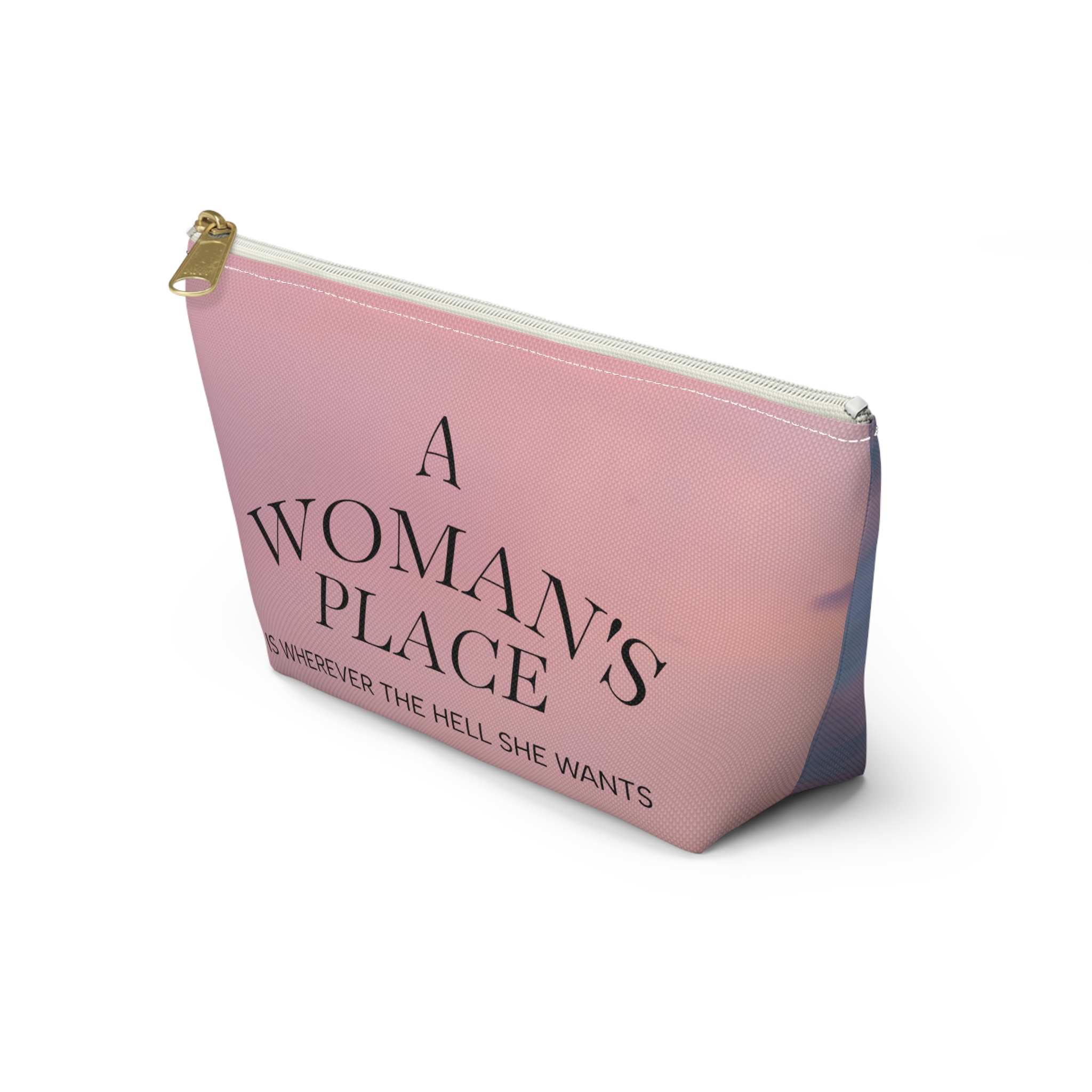 Empower Your Journey: Cosmetic Bag with Feminism Quote - Image 7
