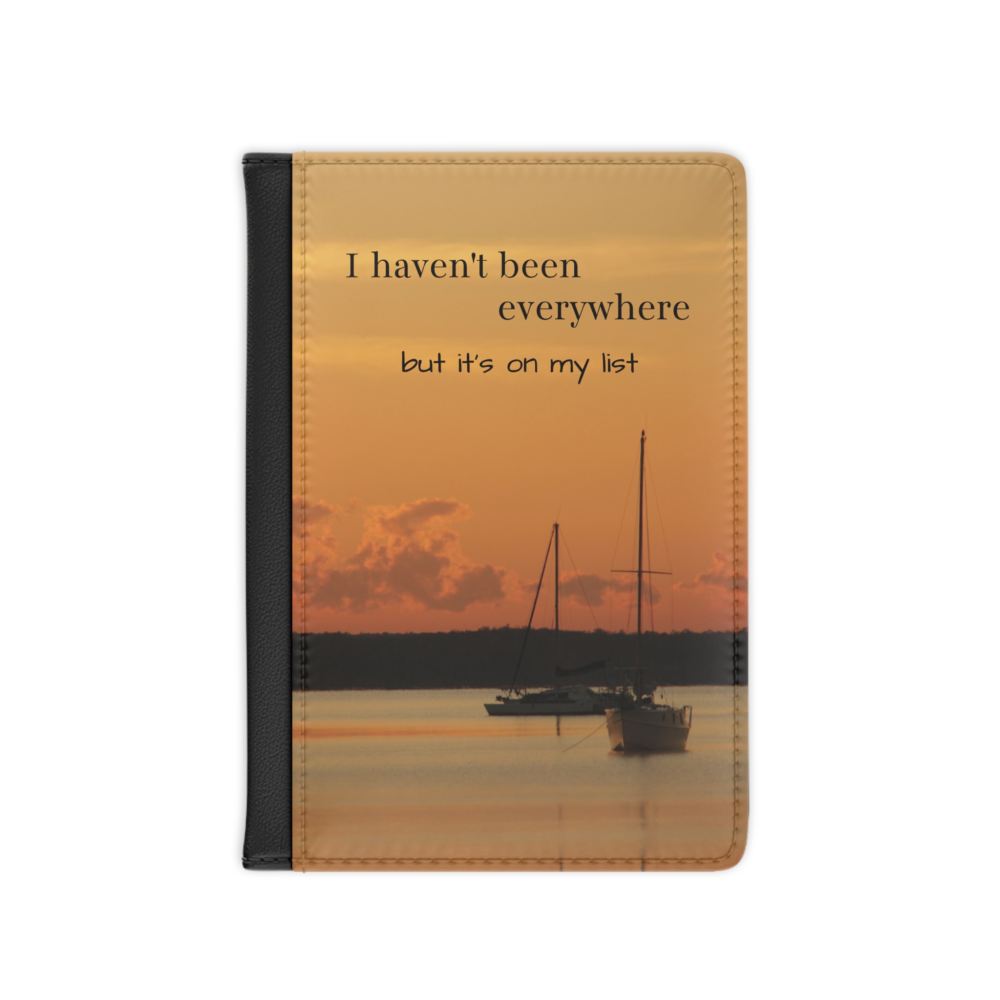 Passport Cover with Travel Quote