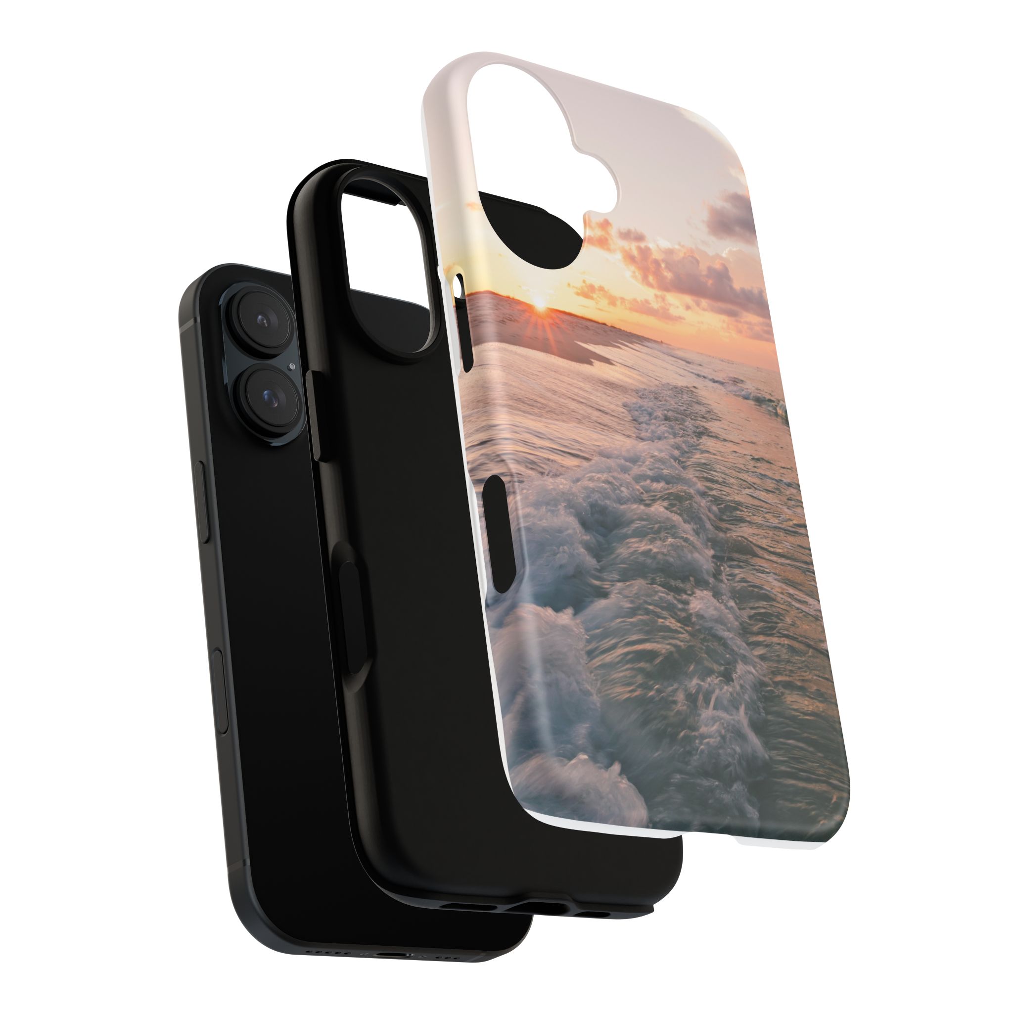 Tough Cases for Cell Phone with Sunrise Beach Photo - Image 7