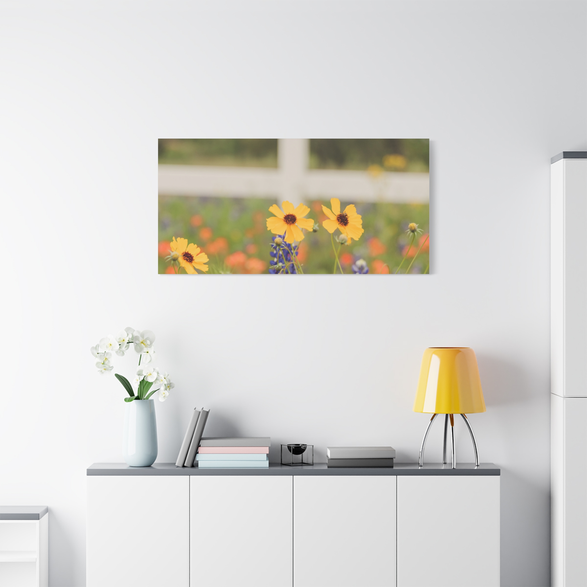 Texas Hill Country Wildflower Canvas - Image 103