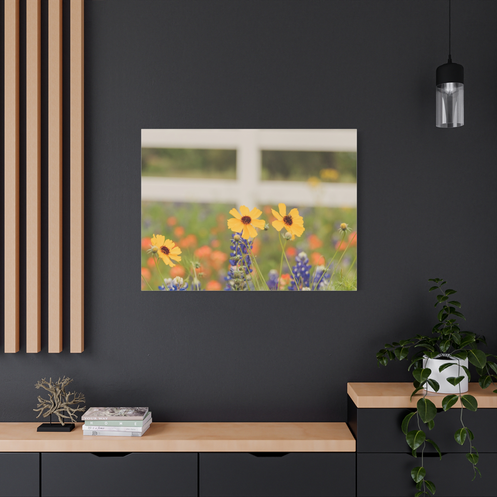 Texas Hill Country Wildflower Canvas - Image 100