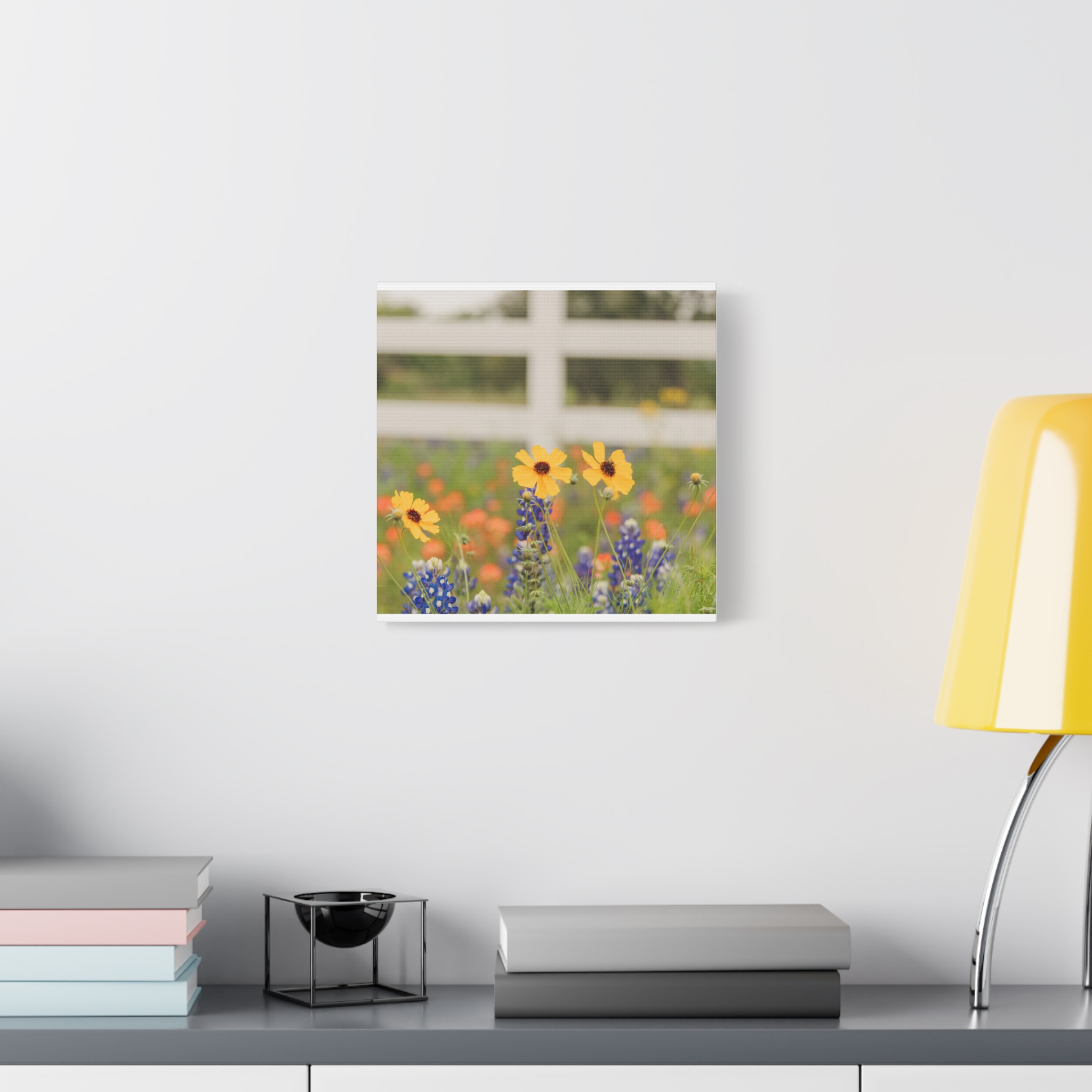 Texas Hill Country Wildflower Canvas - Image 11