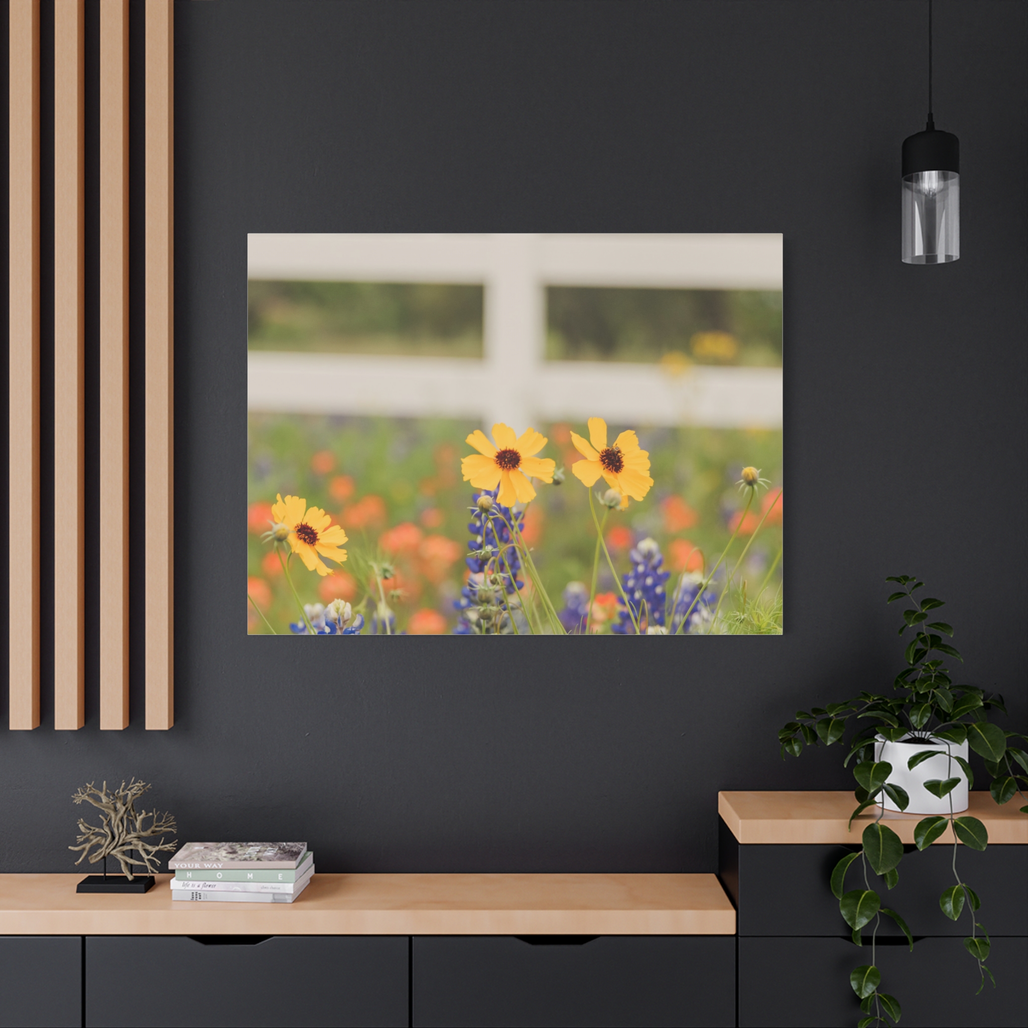 Texas Hill Country Wildflower Canvas - Image 112