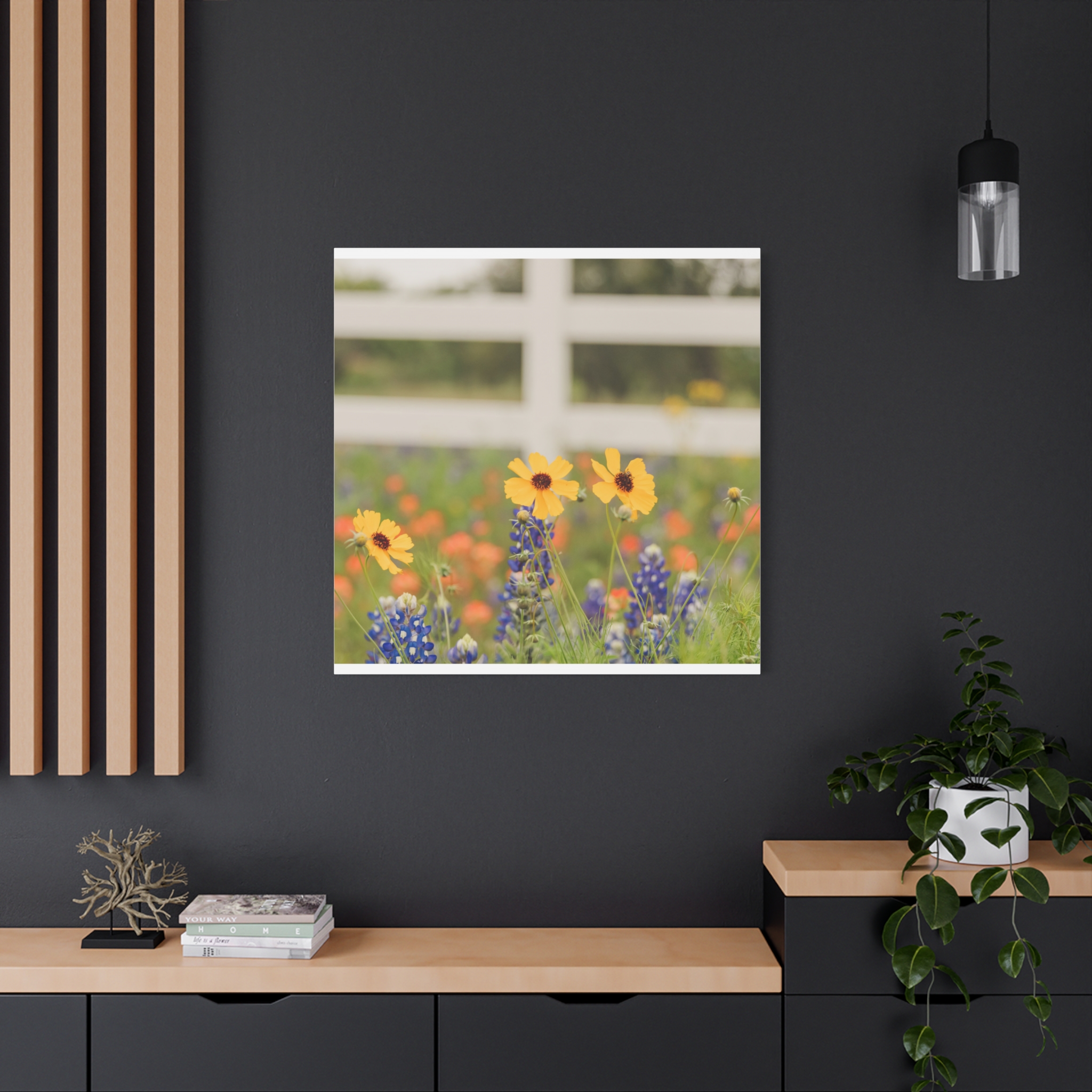 Texas Hill Country Wildflower Canvas - Image 40
