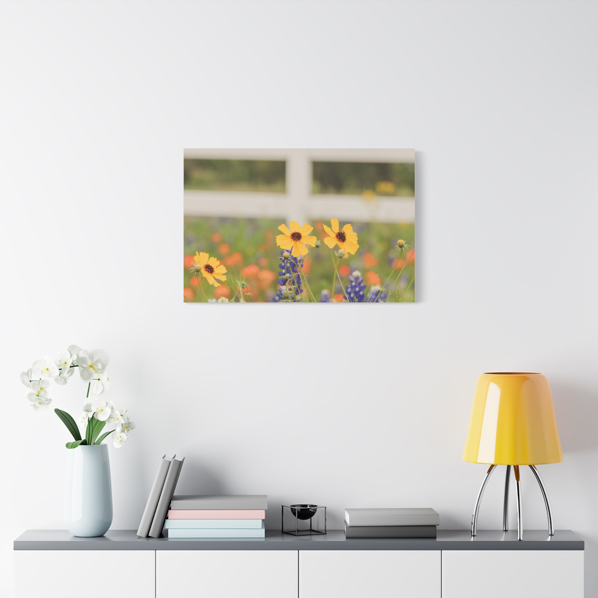 Texas Hill Country Wildflower Canvas - Image 87