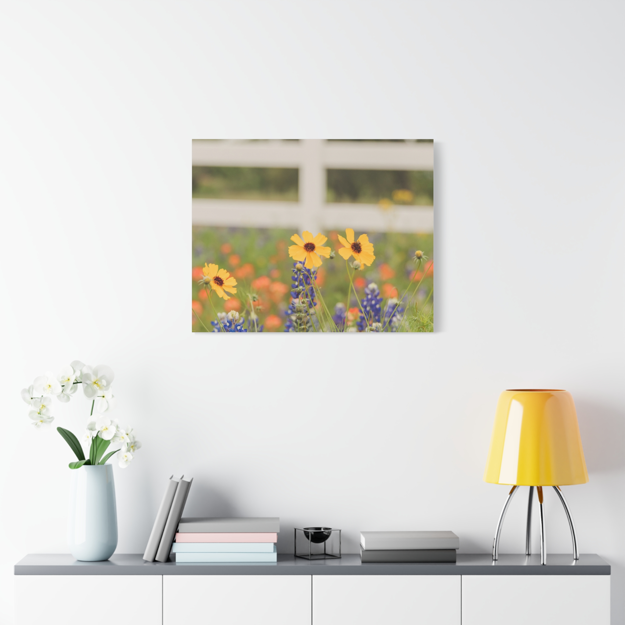 Texas Hill Country Wildflower Canvas - Image 91