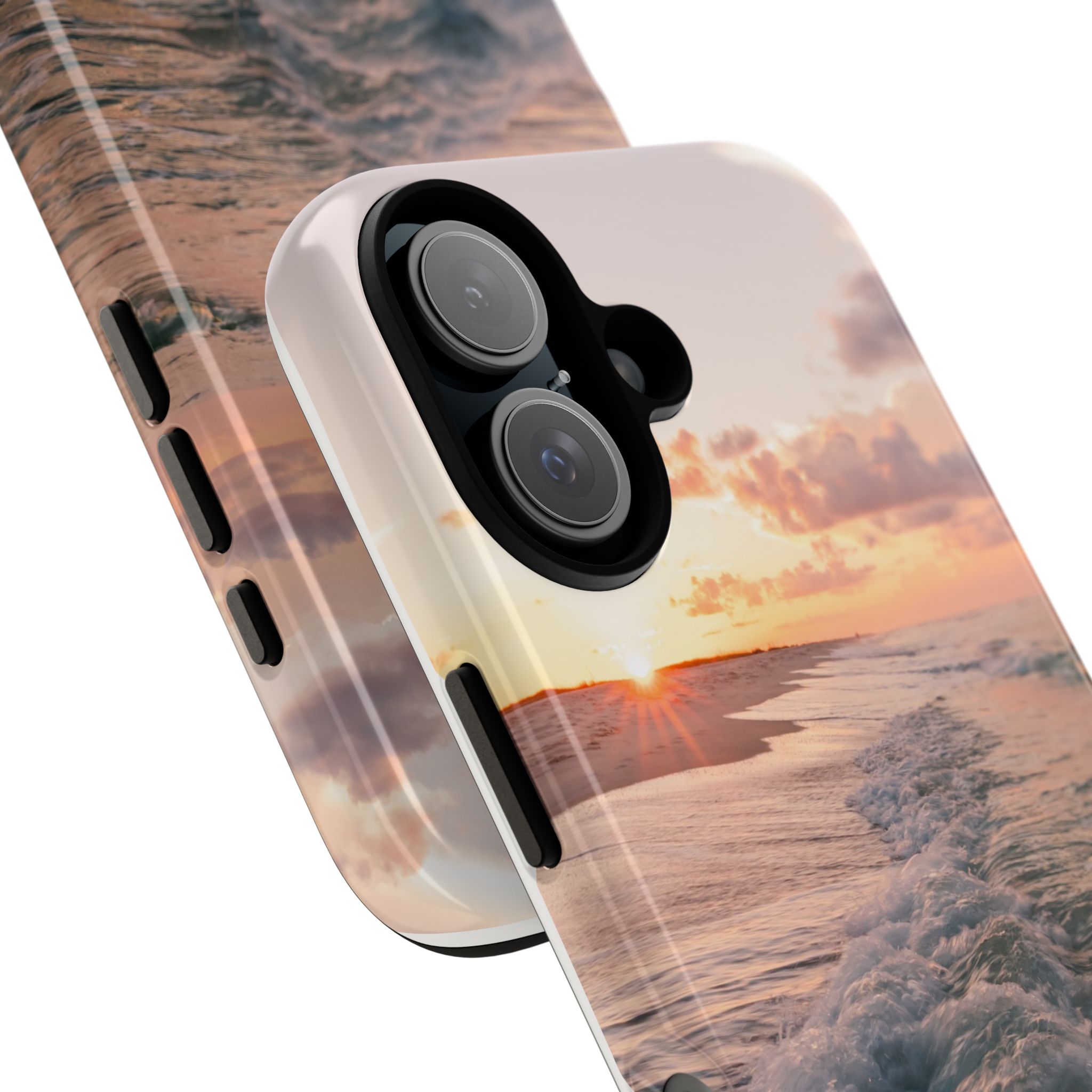 Tough Cases for Cell Phone with Sunrise Beach Photo - Image 2