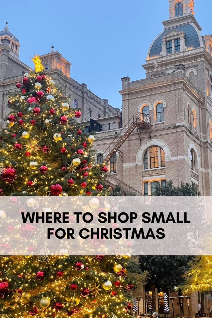 where to shop small for Christmas 