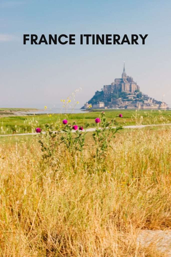 france itinerary