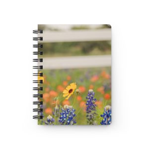 journal with wildflower photos