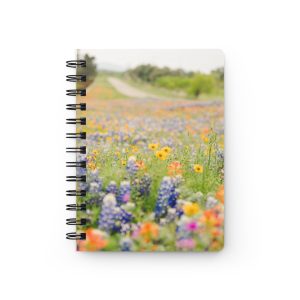 Travel Journal with Flower Photos from Texas Hill Country