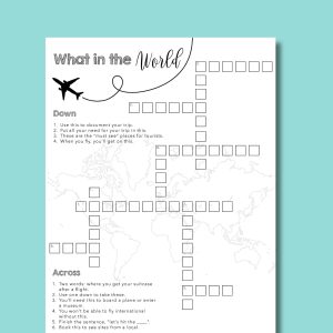 travel crossword