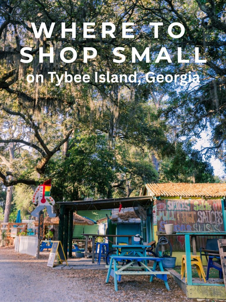shopping small on your Tybee Island beach vacation